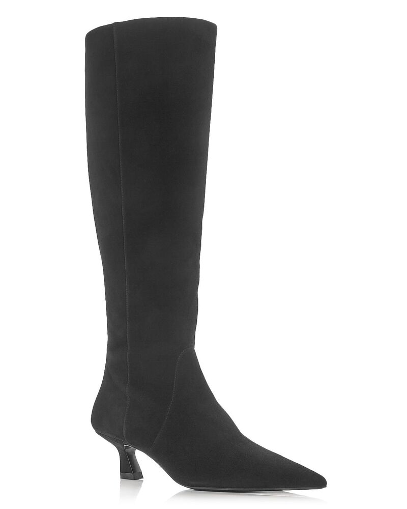 スチュアート ワイツマン レディース シューズ ブーツ・レインブーツ Stuart Weitzman Women\u0027s Vinnie 50 Zip Boots Black 黒いこと