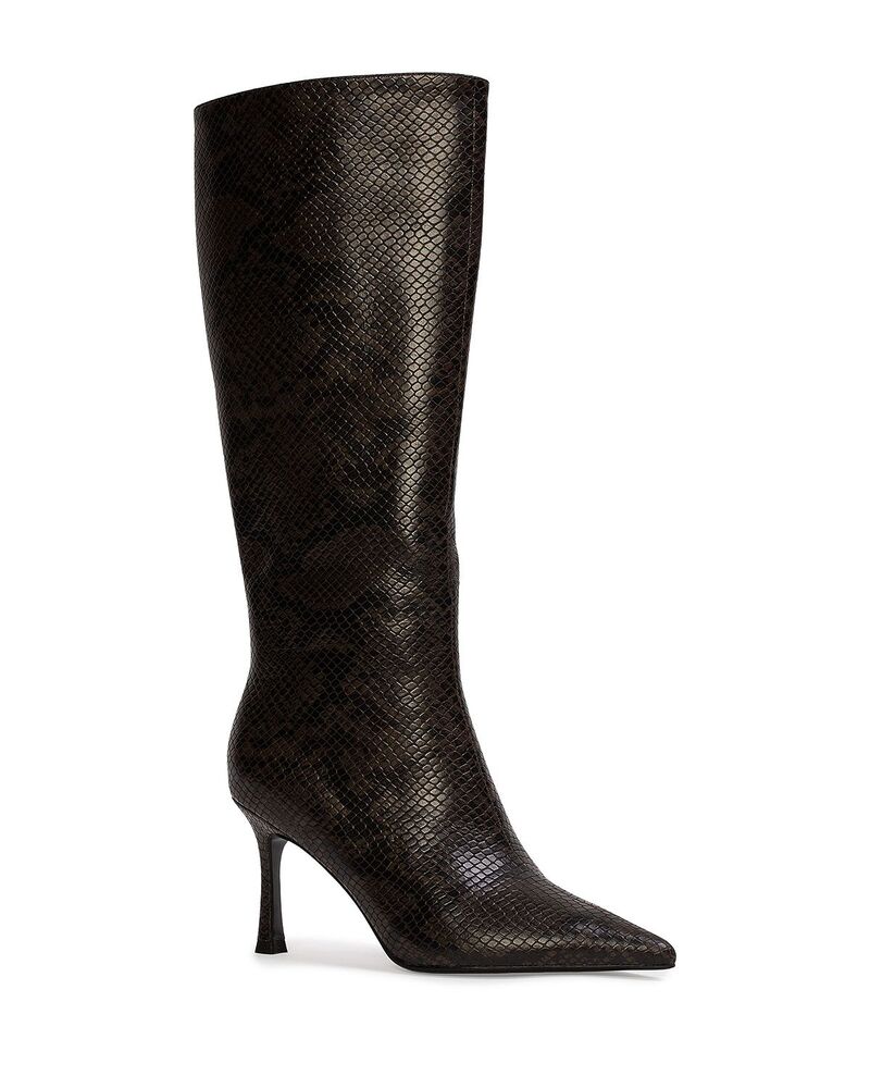 ブラックスエードスタジオ レディース シューズ ブーツ・レインブーツ Black Suede Studio Women\u0027s Pointed Boots Brown 赤銅色