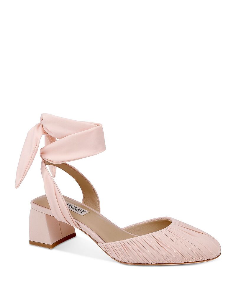 バッジェリーミシュカ レディース シューズ パンプス Badgley Mischka Women's Ofelia Pumps Blush Fabric ブラッシュ｜ReVida 店