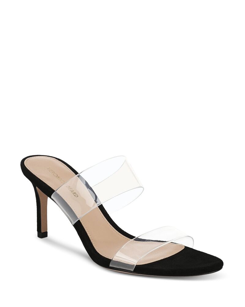 ヴェロニカ ベアード レディース シューズ サンダル Veronica Beard Women's Asha 75 Sandals Clear/Black ブラック｜ReVida 店