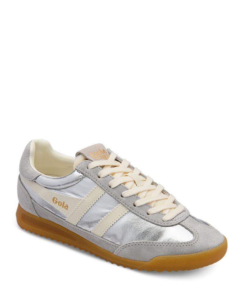 ゴラ レディース シューズ スニーカー トール Gola Women's Firefly Metallic Sneakersilver/Off White オフホワイト