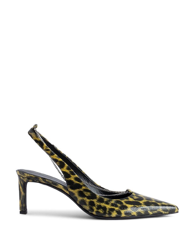 ザディグ エ ヴォルテール レディース シューズ パンプス ヒール Zadig & Voltaire Women's First Night Pointed Toe Slingback Higheel Pumps Holiday