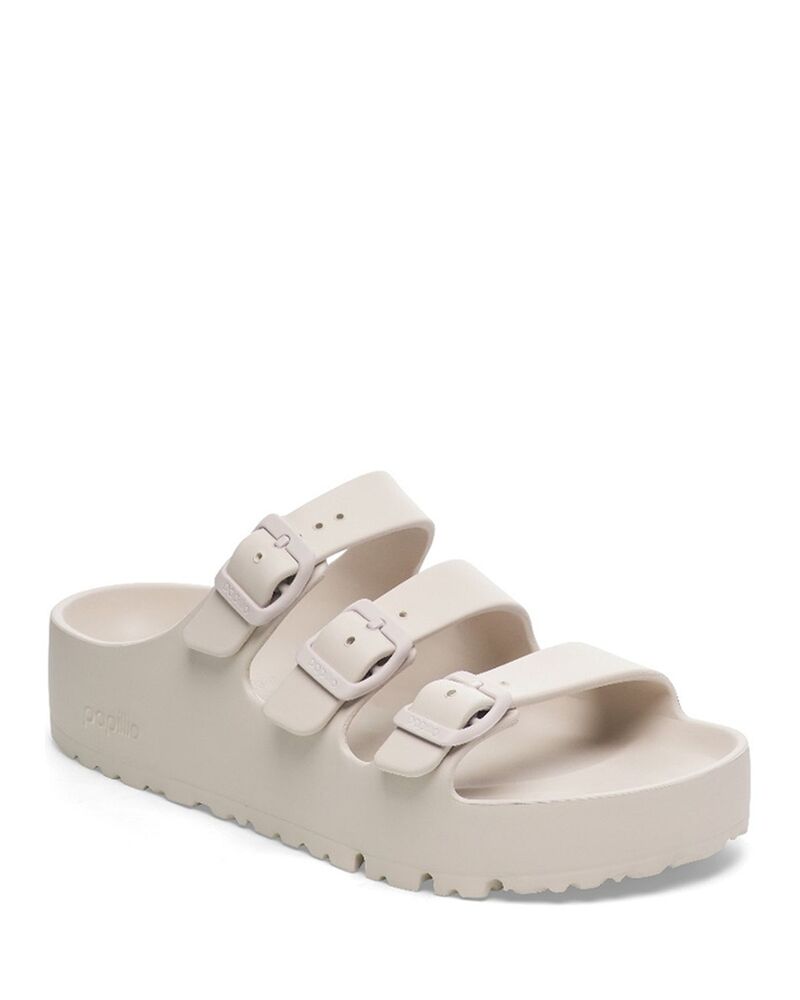 ビルケンシュトック レディース シューズ サンダル プラットホーム Birkenstock Women\u0027s Florida EVA Platform Flex Sandals Beige ベージュ