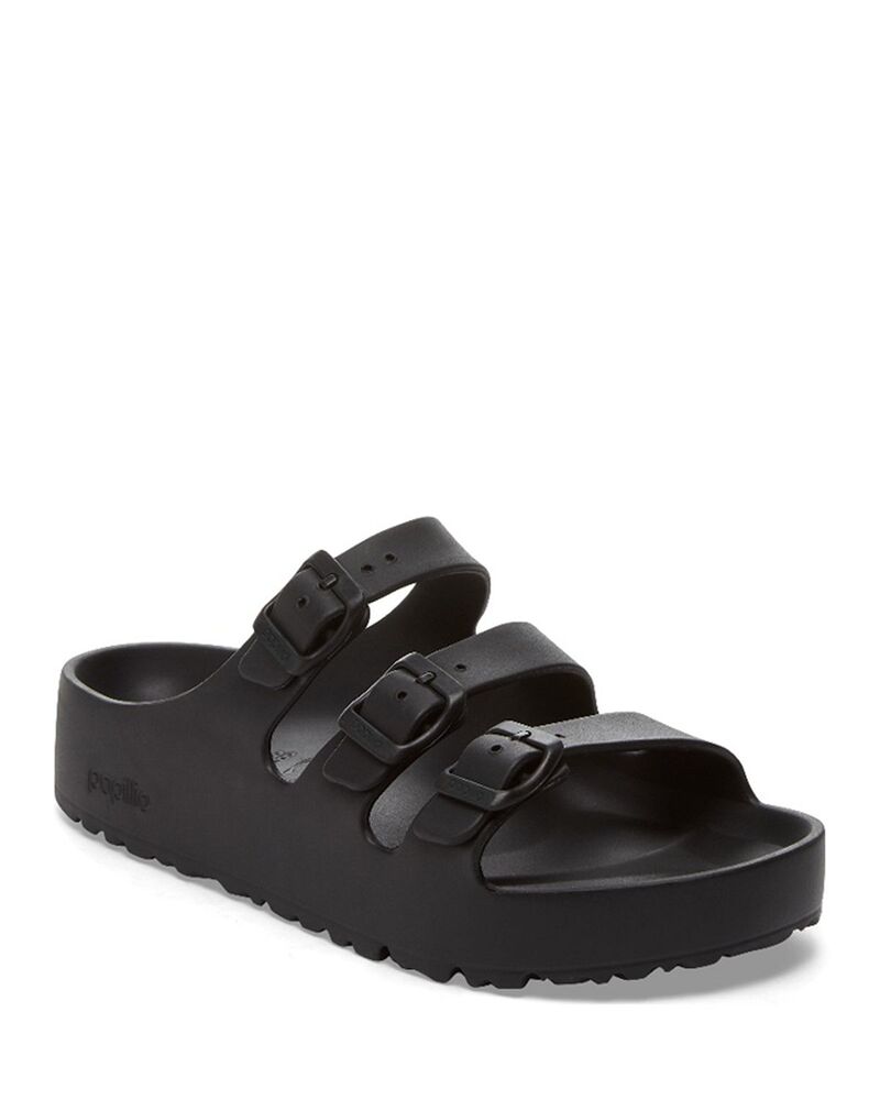 ビルケンシュトック レディース シューズ サンダル プラットフォーム Birkenstock Women's Florida EVA Platform Flex Sandals Black ブラック
