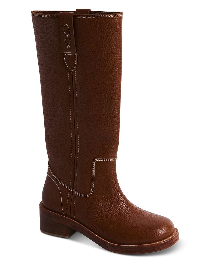 フリーピープル レディース シューズ ブーツ・レインブーツ ヒール Free People Women Blaze Block Heel Boots Vintage Tan Leather タン