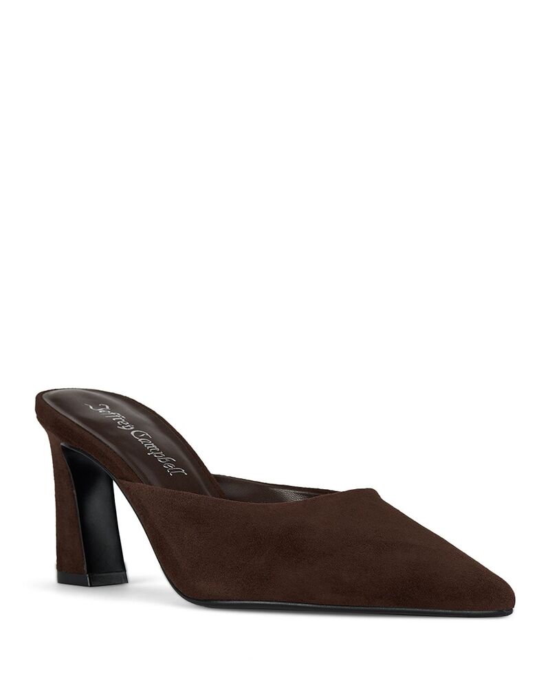 ジェフリー キャンベル レディース シューズ パンプス Jeffrey Campbell Women's Unamused Mule Pumps Brown Suede ブラウン