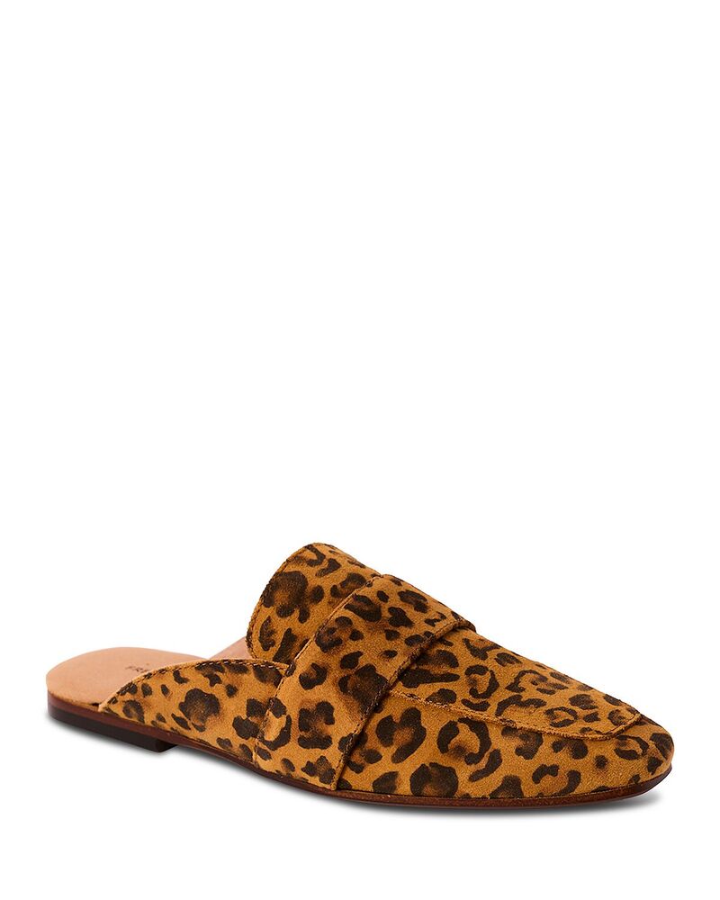 フリーピープル レディース シューズ スリッポン・ローファー Free People Women's At Easembossed Loafers Leopard Suede アニマル