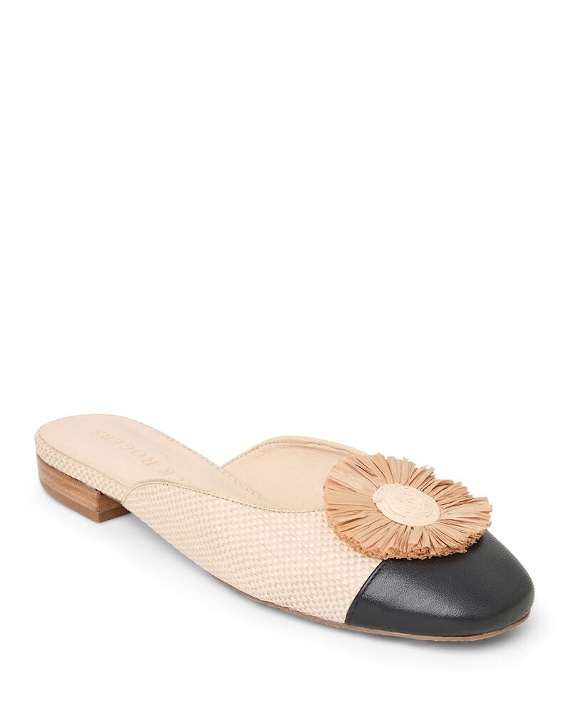 ジャックロジャース レディース シューズ パンプス Jack Rogers Women\u0027s Tinsley Mule Flats Natural/Black 黒いこと