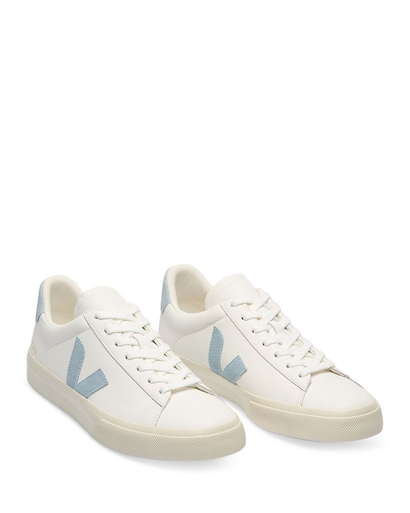 ヴェジャ レディース シューズ スニーカー なめし革 VEJA Women\u0027s Campo Leather Sneakers White/Steel 白いこと