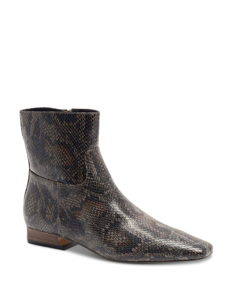 フリーピープル レディース シューズ ブーツ・レインブーツ Free People Women's Easy Does It Boots Military Snake Print