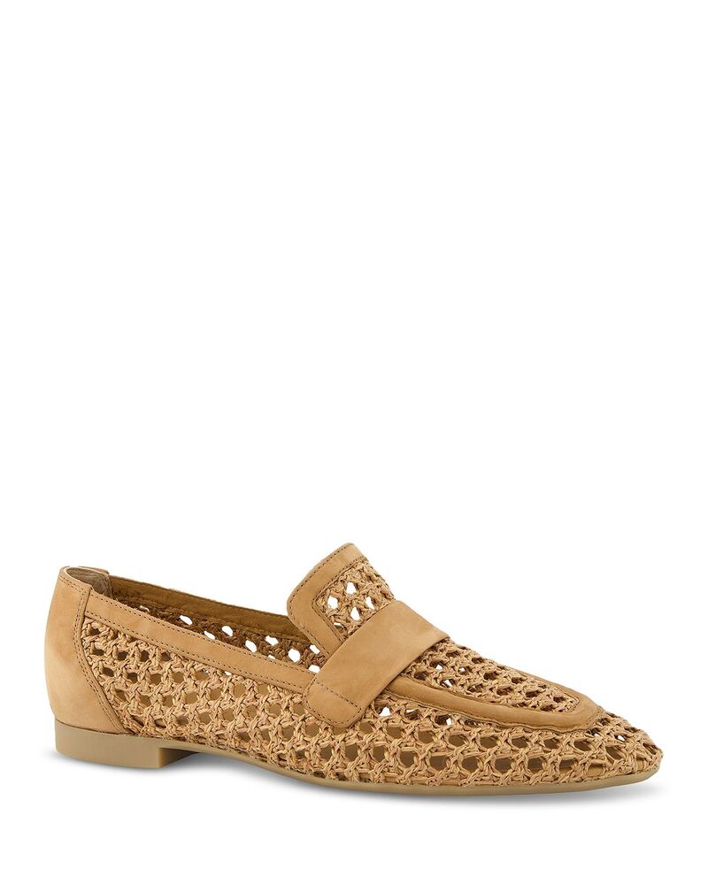 極点・緑であること レディース シューズ スリッポン・ローファー Paul Green Women\u0027s Delta Woven Loafersisal Nubuk
