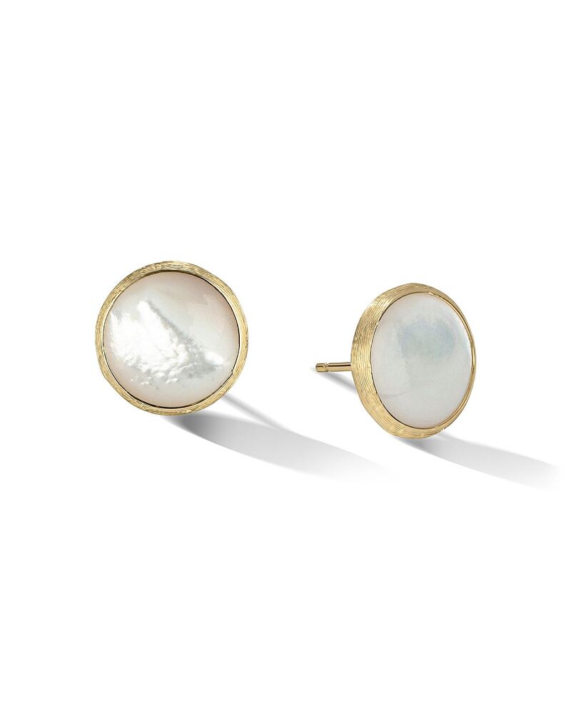 マルコ ビチェゴ レディース アクセサリー ピアス・イヤリング Marco Bicego 18K Yellow Gold Jaipur Color Gemstone Large Stud Earrings Mother of Pearl パール｜ReVida 店 315,810円