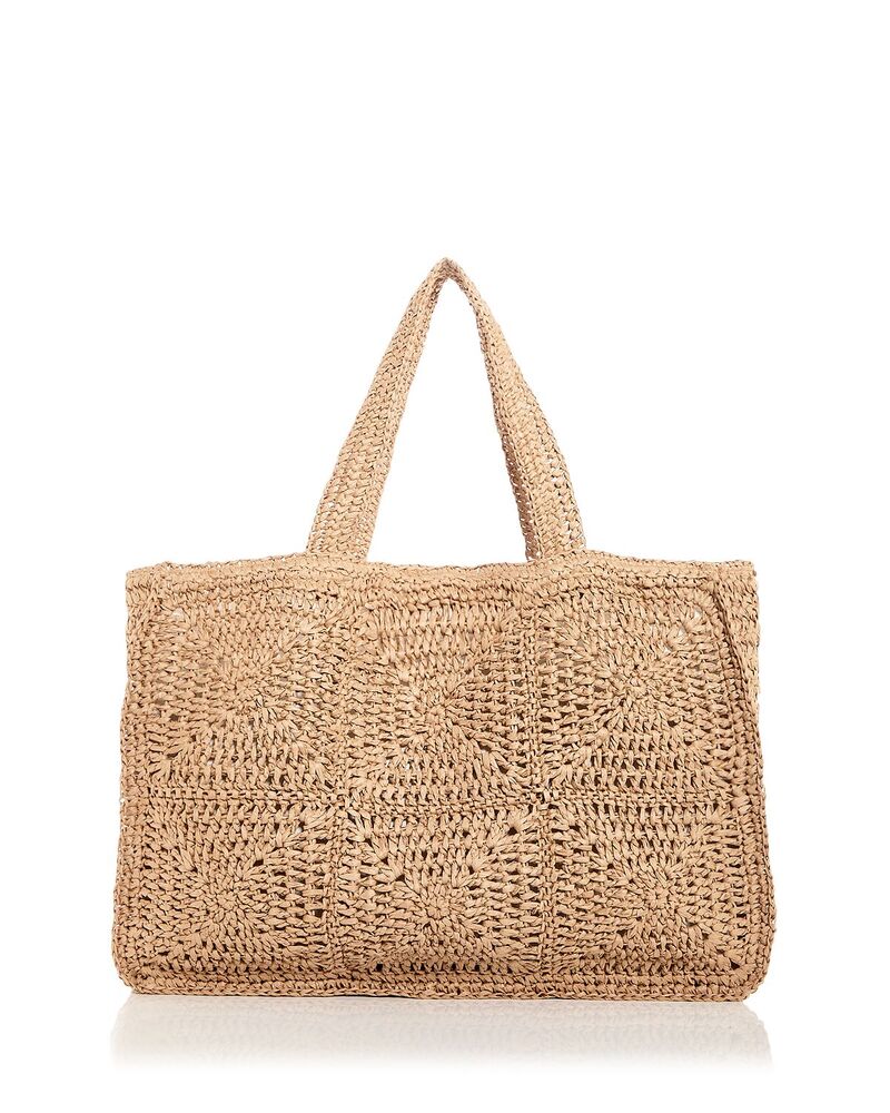 アクア レディース バッグ AQUA Straw Tote - Exclusive Toast 26,520円