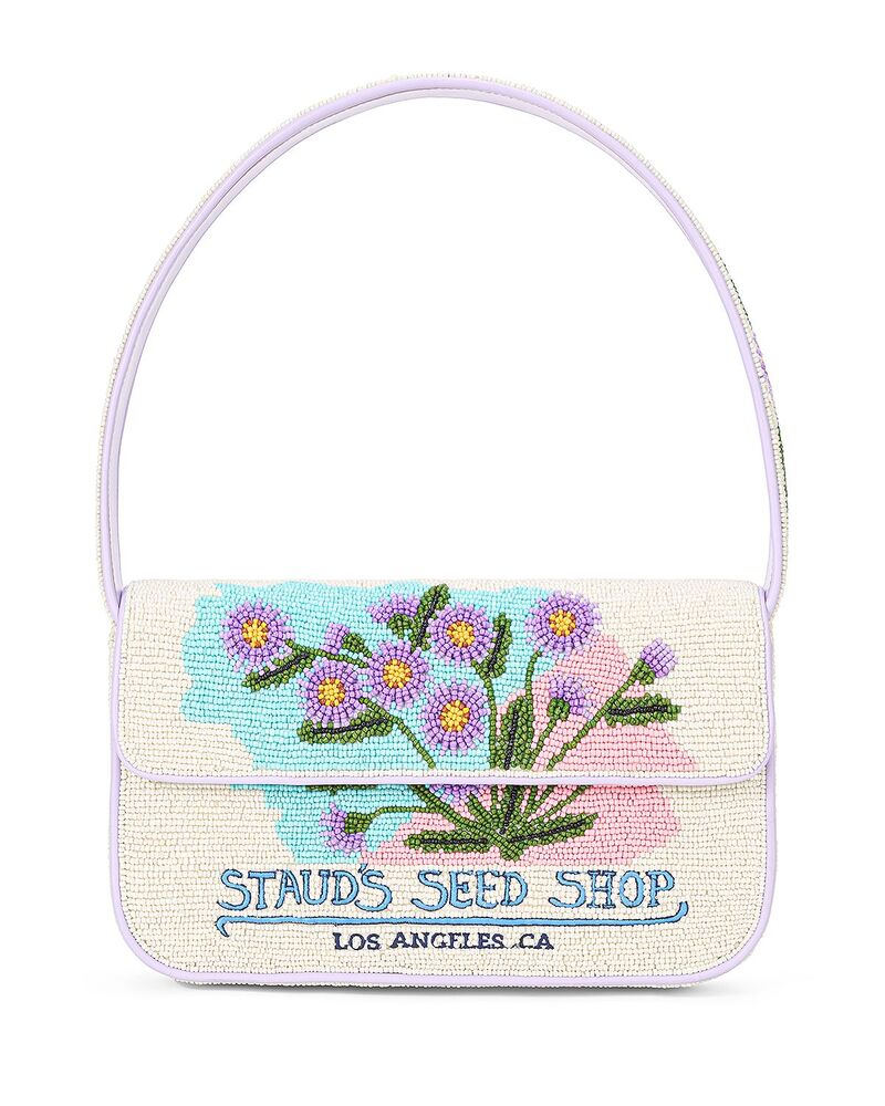 スタウド レディース 御徒面子 STAUD Tommy Beaded Shoulder Bag Californiaster