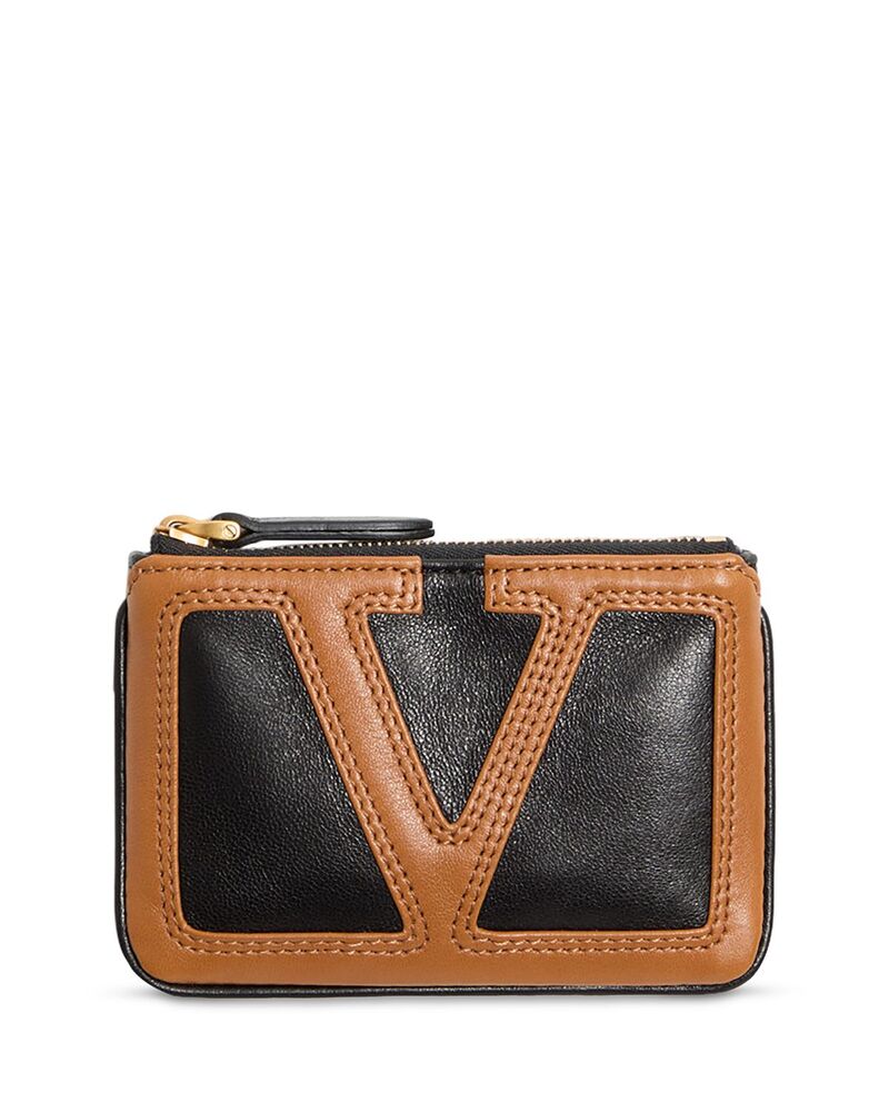 ヴァレンティノ レディース バッグ Valentino Garavani Viva Superstar Key Ring Pouch Black/Spice ブラック