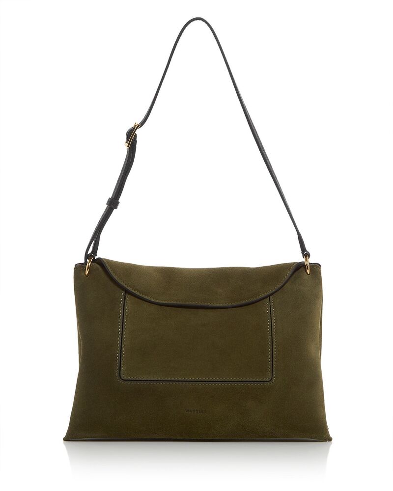 ワンドラー レディース バッグ レザー Wandler Penelope Slouch Bag in Leather Olive オリーブ