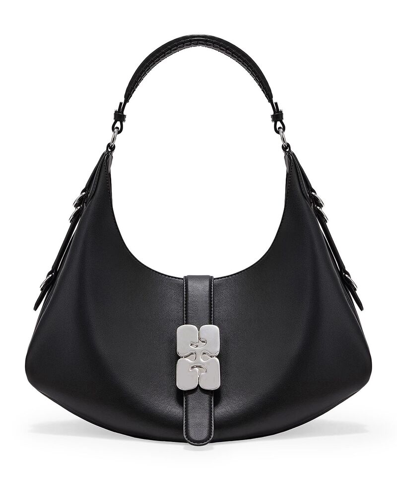 ガニー レディース バッグ GANNI Small Kat Bag Black ブラック