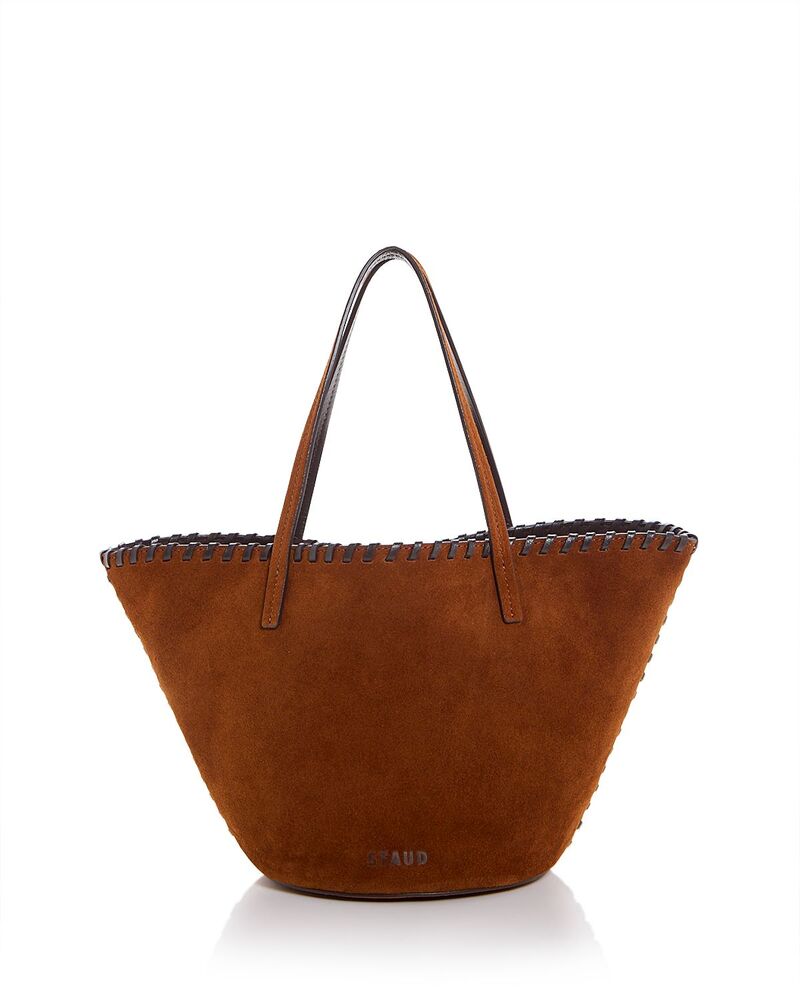 スタウド レディース バッグ スエード STAUD Caro Suede Bucket Bag Tabac Suedespresso