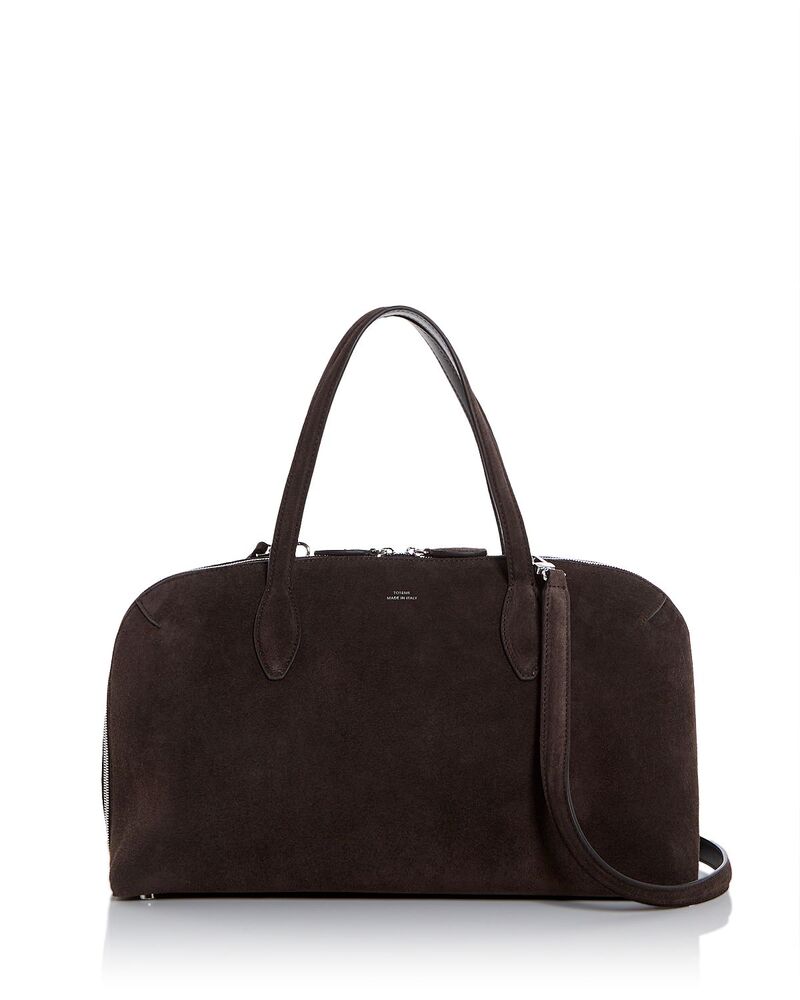 トーテム レディース バッグ スエード TOTEMEdium Day Suede Tote Dark Brown ブラウン