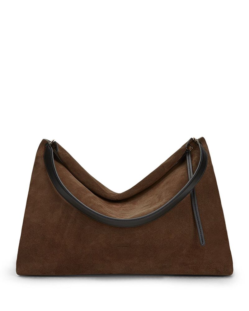 ワンドラー レディース バッグ スエード Wandler Penelope Palissander Suede Tote Dark Brown ブラウン