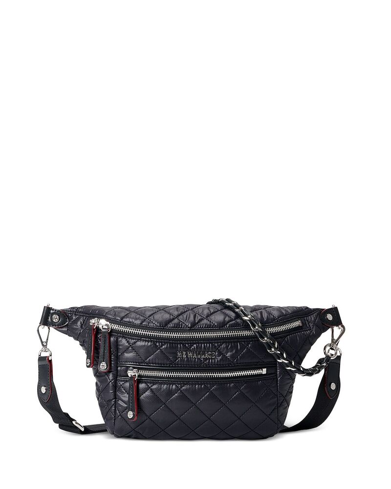 エムジーウォレス レディース 御徒面子 MZ WALLACE Small Crosby Sling Bag Black/Light Gold 黒いこと