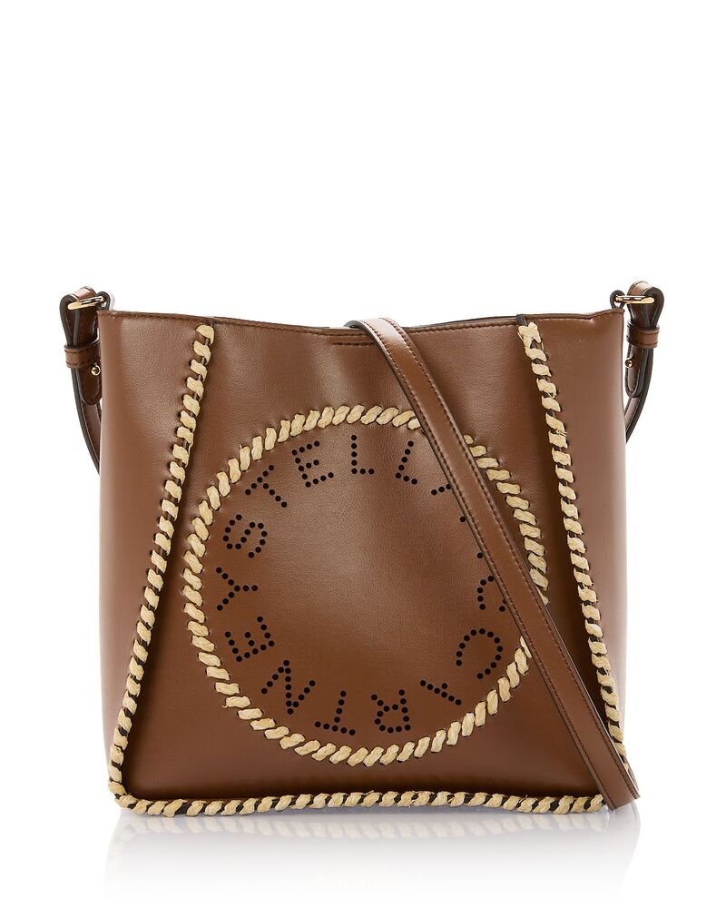 ステラマッカートニー レディース バッグ Stella McCartney Raffia Trim Crossbody Bag Tan タン