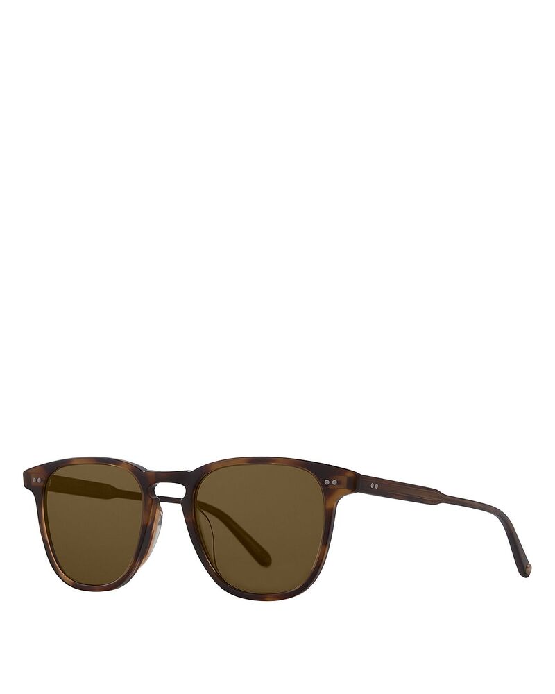 ギャレットライト レディース 佩び物 サングラス・アイウェア GARRETT LEIGHT Brooksunglasses 47粍 Spotted Brown Shell/Semi-Flat Pure Coffee Polar 赤銅色