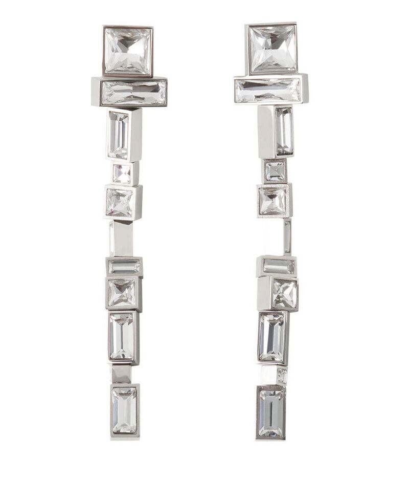 ランバン レディース アクセサリー ピアス・イヤリング Lanvin Rhythmique Long Earringsilver シルバー