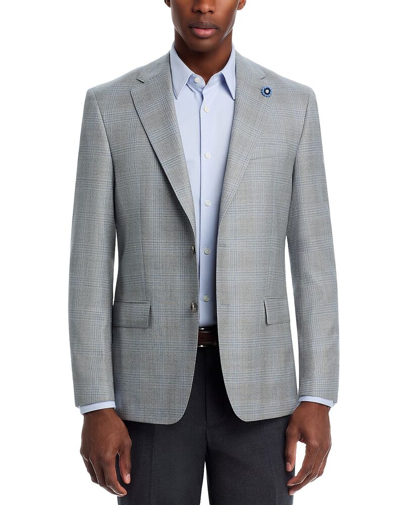 ハート シャフナー マルクス メンズ アウター ジャケット・ブルゾン コート Hart Schaffner Marx Classic Fitonal Plaid Sport Coat Grey/ Blue グレー