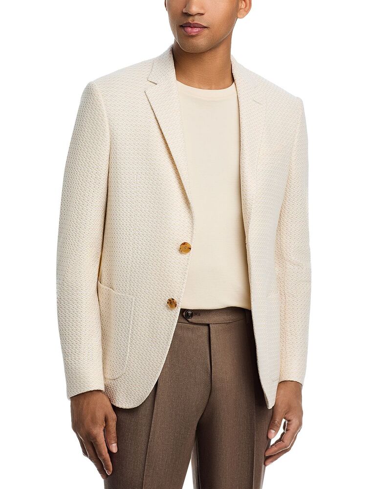 エトロ メンズ アウター 上衣・上衣 厚地の外套 編み物 プルオーバー Etro Knit Jersey Sport Coat Ecru エクリュ