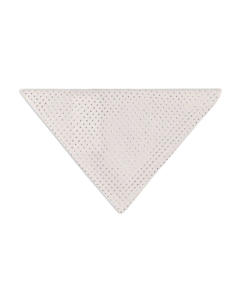 マージュ レディース アクセサリー マフラー・ストール・スカーフ ウール Maje Rhinestonembellished Wool Triangle Scarf Ecru エクリュ