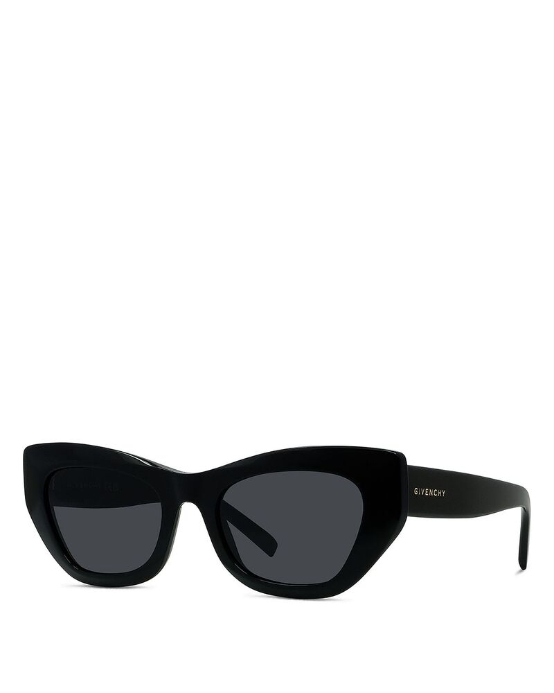 ジバンシー レディース アクセサリー サングラス・アイウェア Givenchy Cat Eye Sunglasses 54mm shiny black/smoke ブラック