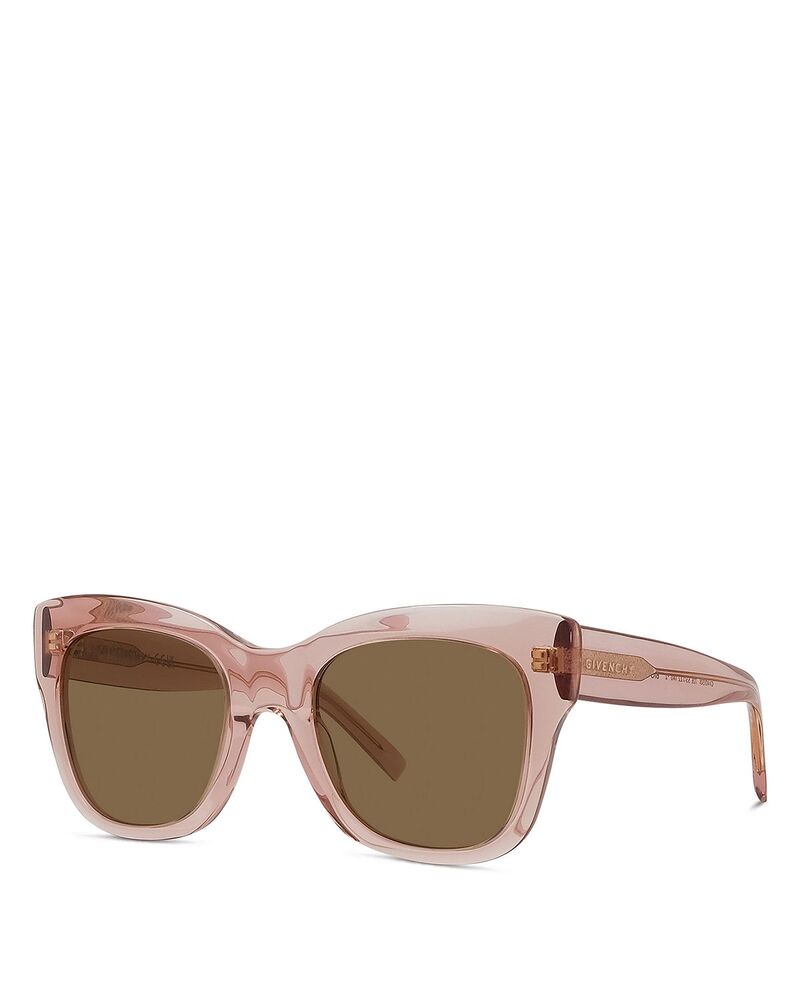 ジバンシー レディース 佩び物 サングラス・アイウェア Givenchy Geometric Sunglasses 53粍 shiny pink/brown サクラ色