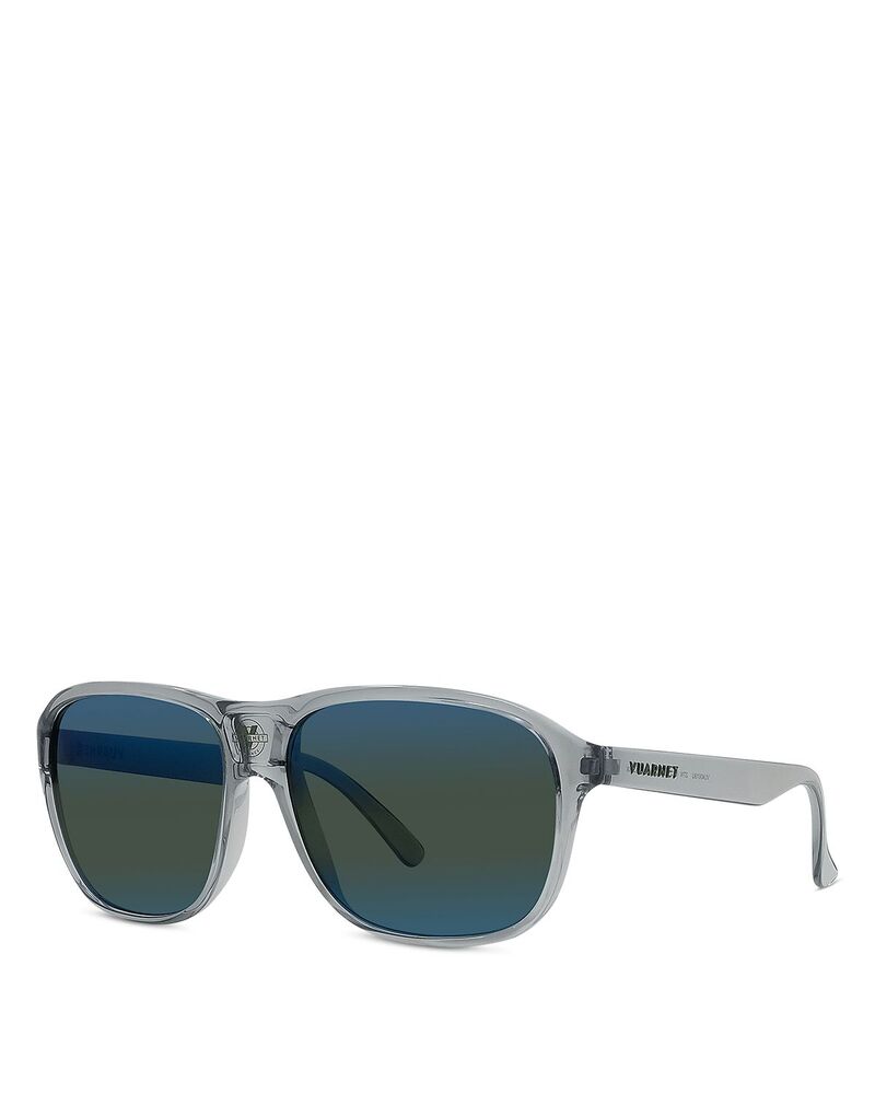 ヴュアルネ レディース 佩び物 サングラス・アイウェア Vuarnet Lifestylegend Pilot Sunglasses 60粍 Grey / Crystal Blue 薄墨色