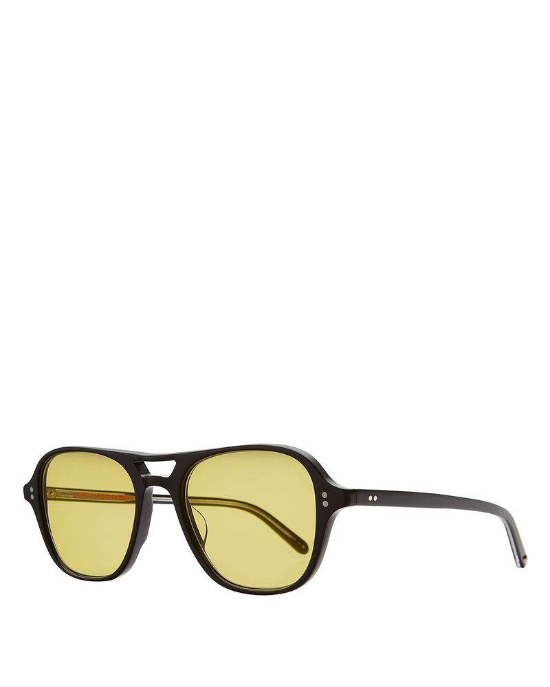 ギャレットライト レディース 佩び物 サングラス・アイウェア GARRETT LEIGHT Doc Sun Aviator Sunglasses 51粍 Bio Black/Semi-Flat Desert Sun 黒いこと