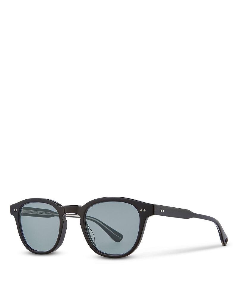 ギャレットライト レディース 佩び物 サングラス・アイウェア GARRETT LEIGHT Evan Sun Round Sunglasses 46粍 Black/Semi-Flat Pure Blue 黒いこと