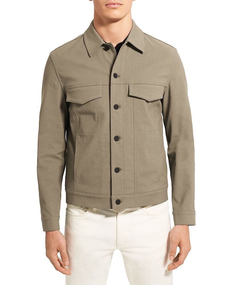 セオリー メンズ アウター ジャケット・ブルゾン Theory River Jacket ineoteric Twill Bark