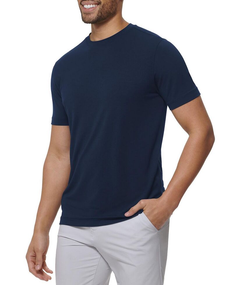 ミズンメイン メンズ トップス シャツ Mizzen+Main Knox SS T-Shirt Navy Solid Navy ネイビー