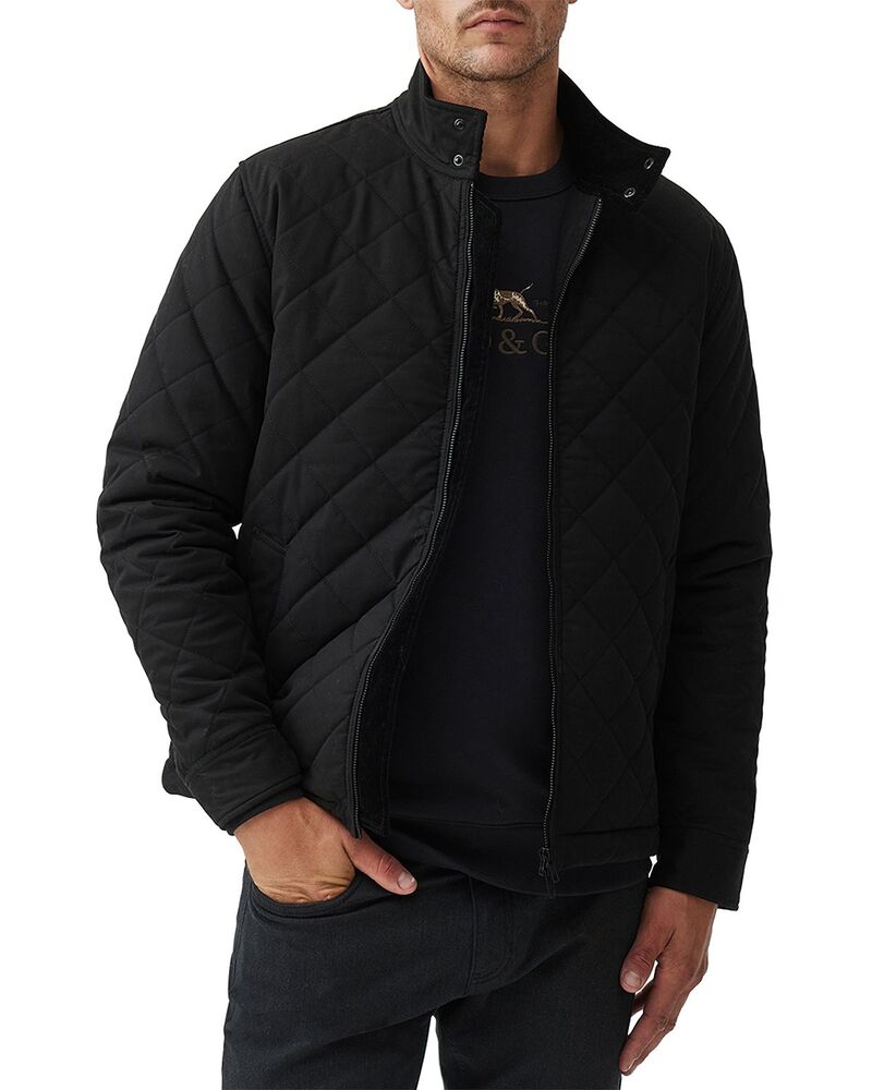 ロッドアンドグン メンズ アウター ジャケット・ブルゾン キルティング Rodd & Gunn Fenwick Quilted Jacket Nero