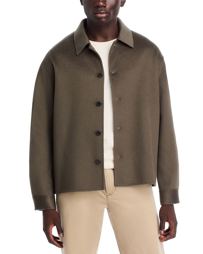 フレーム メンズ アウター ジャケット・ブルゾン シャツ FRAME Double Face Shirt Jacket Dark Taupe トープ