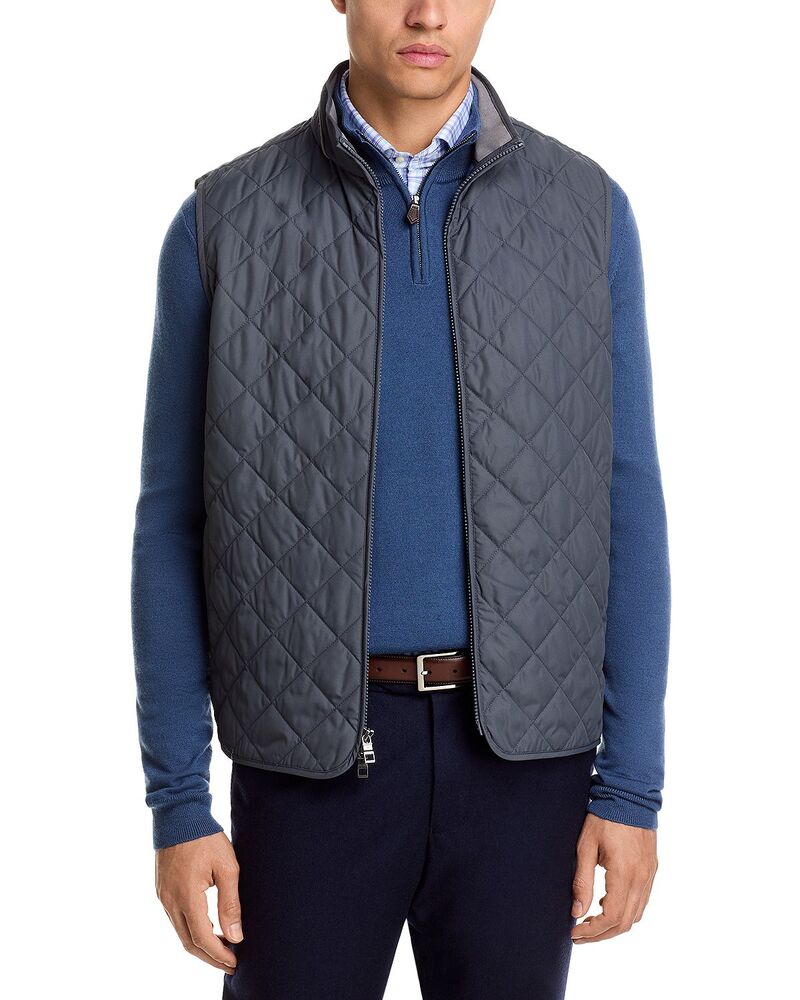ピーター・銀鏡 メンズ アウター より良い Peter Millar Essex Vest Iron