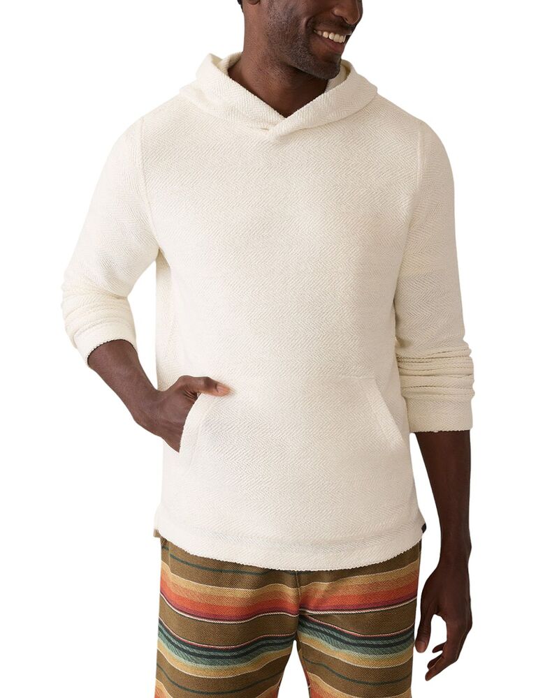 ファレティ メンズ アウター パーカー・スウェット Faherty Whitewater Hoodie Ivory Shell アイボリー