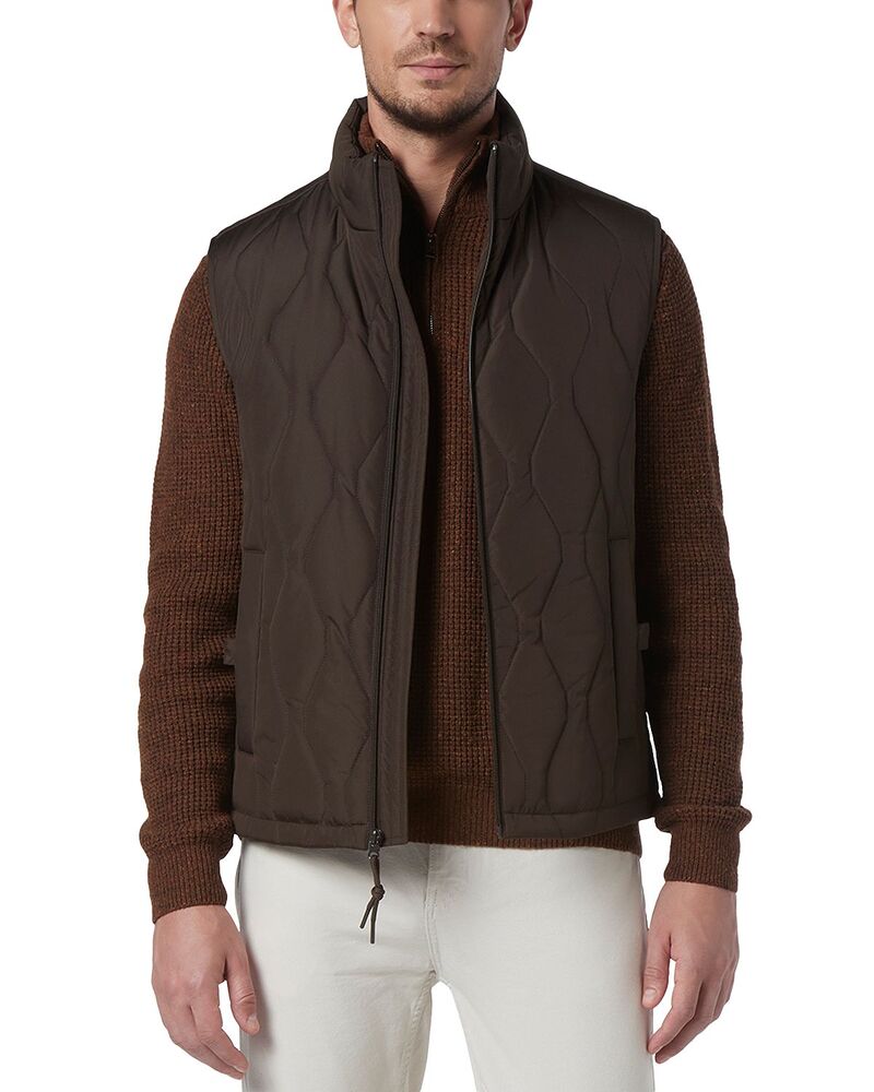 アンドリュー目じるし メンズ アウター より良い キルティング Andrew Marc Hampden Quilted Vest Jungle