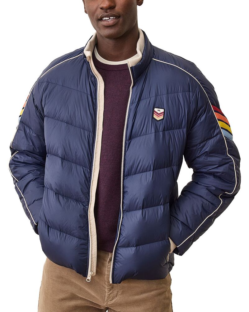 マリーン レイヤー メンズ アウター ジャケット・ブルゾン Marine Layer Bode Puffer Jacket Navy ネイビー