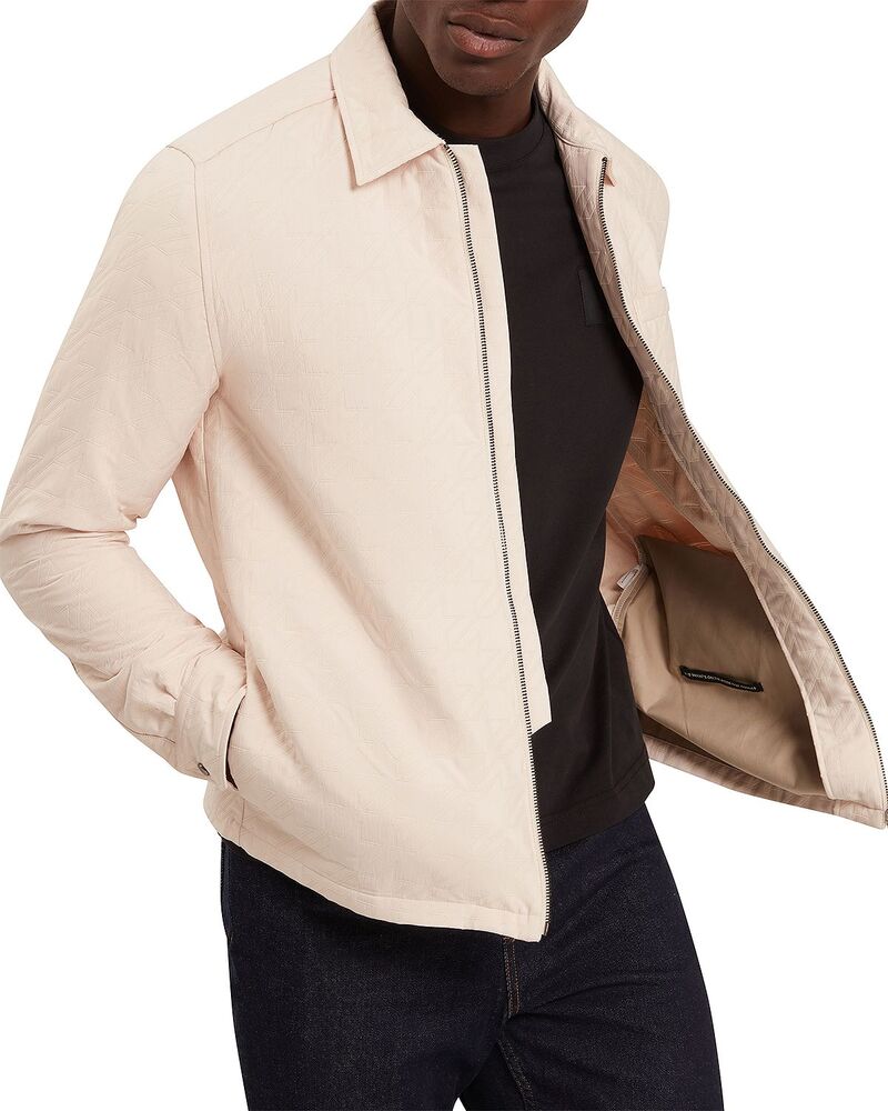 テッドベーカー メンズ トップス シャツ リラックスフィット キルティング Ted Baker Thova Relaxed Fit Quilted Overshirt Beige ベージュ