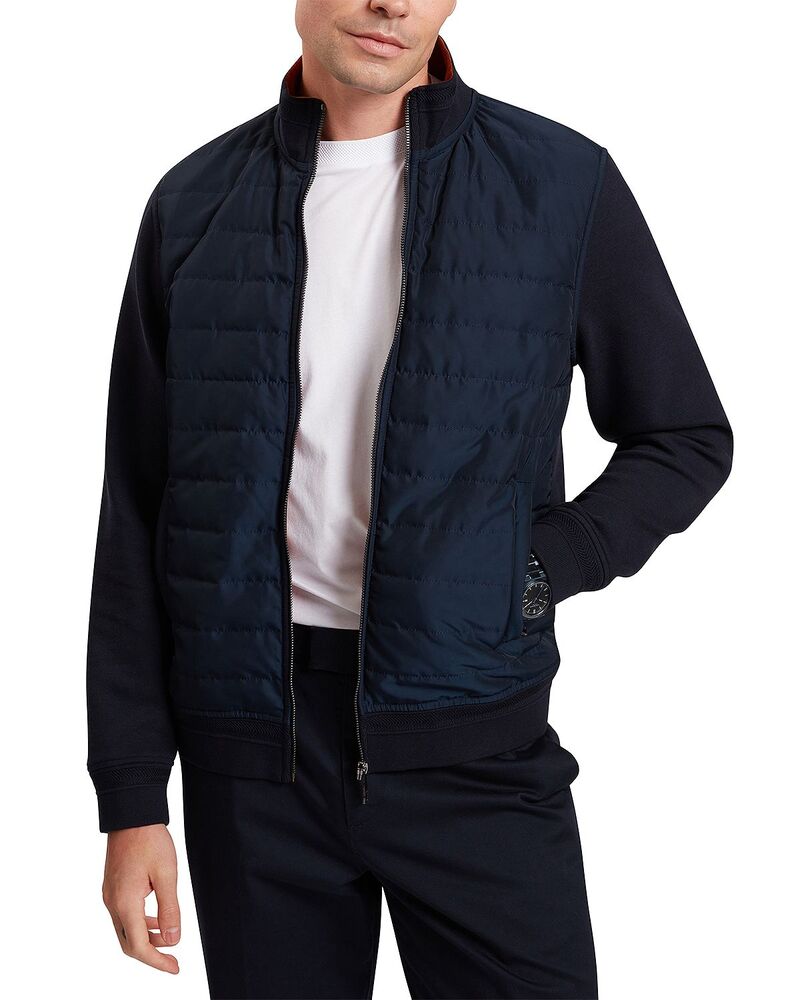 テッドベーカー メンズ アウター ジャケット・ブルゾン キルティング Ted Baker Durano Quilted Jacket Navy ネイビー