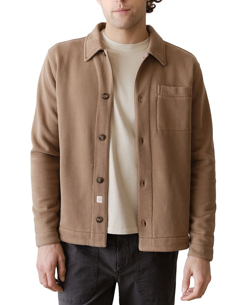 マリーン レイヤー メンズ トップス シャツ Marine Layer Cloud Nine Overshirt Woodsmoke