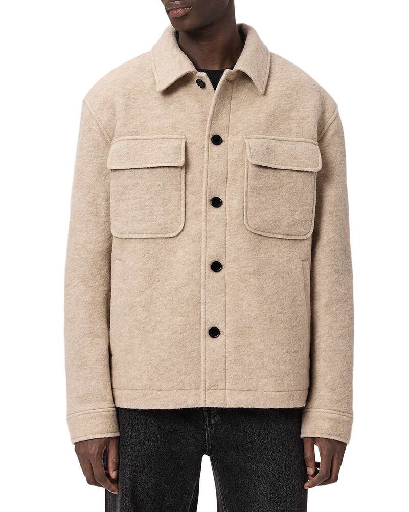 オールセインツ メンズ アウター ジャケット・ブルゾン ALLSAINTS Cayson Jacket Nutmeg Brown ブラウン