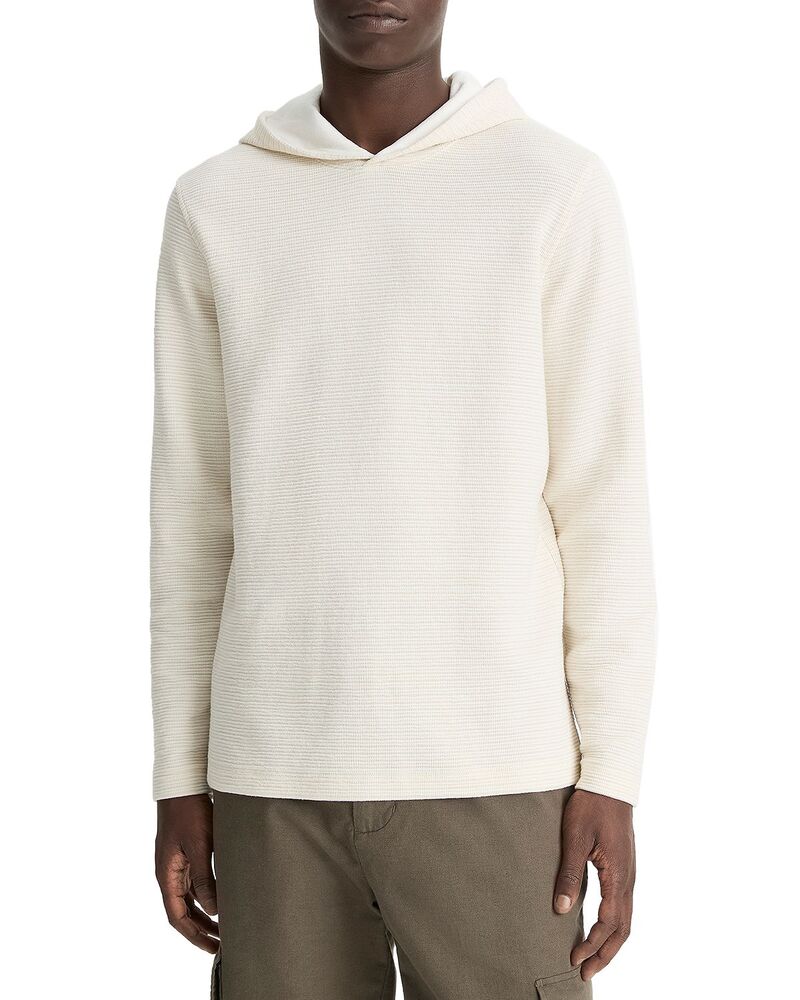ヴィンス メンズ アウター パーカー・スウェット Vince Double Face Pullover Hoodie Baja Sand/Natural サンド