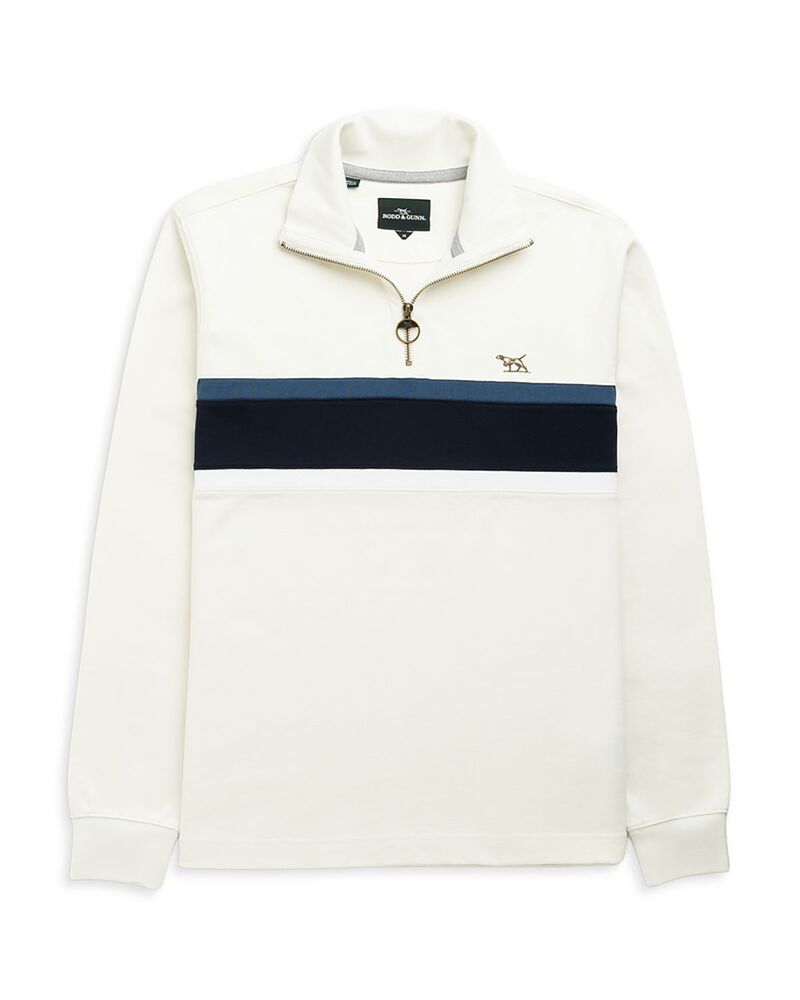 ロッドアンドグン メンズ アウター パーカー・スウェット ハーフジップ シャツ Rodd & Gunn Chesterfield Quarter Zip Sweatshirt Bone